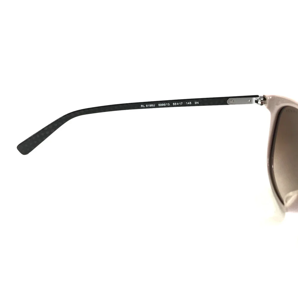 Ralph Lauren Sunglasses RL8198U 5996/13 Pink Gray Carbon Fiber with Brown Lenses